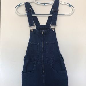 Dark blue jean overall